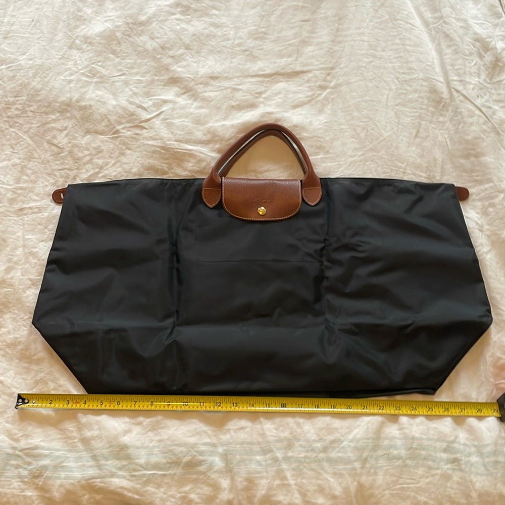 Never used Longchamp Le Pliage Black M Travel Bag
